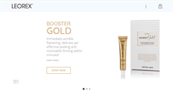 Desktop Screenshot of leorex-cosmetics.com